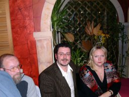 Retrouvailles 2007 - Erik, Gilles et Marielle